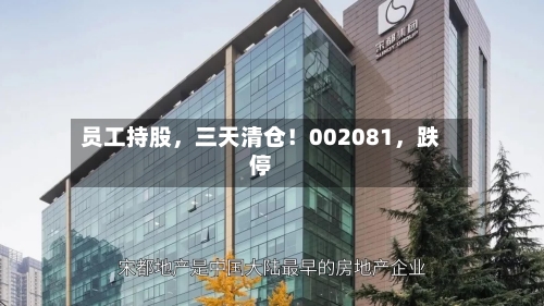 员工持股，三天清仓！002081，跌停