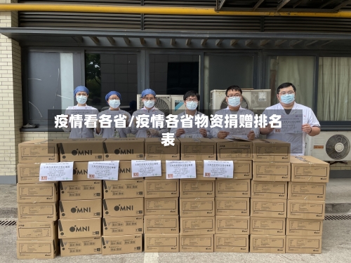 疫情看各省/疫情各省物资捐赠排名表