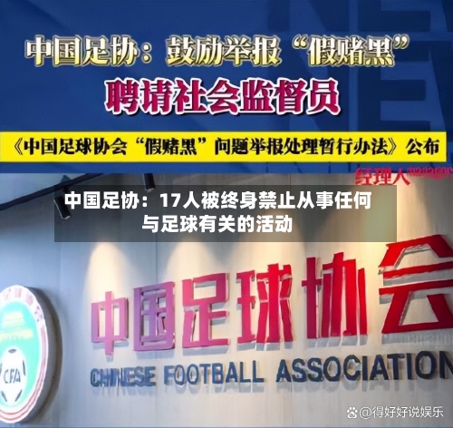 中国足协:17人被终身禁止从事任何与足球有关的活动