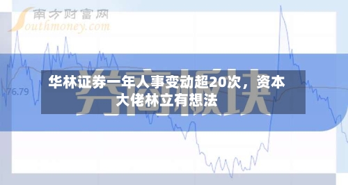 华林证券一年人事变动超20次,资本大佬林立有想法