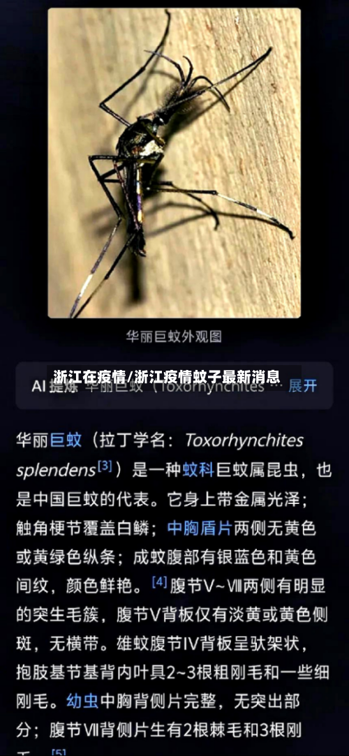 浙江在疫情/浙江疫情蚊子最新消息