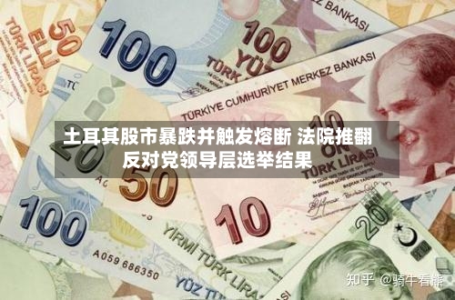 土耳其股市暴跌并触发熔断 法院推翻反对党领导层选举结果