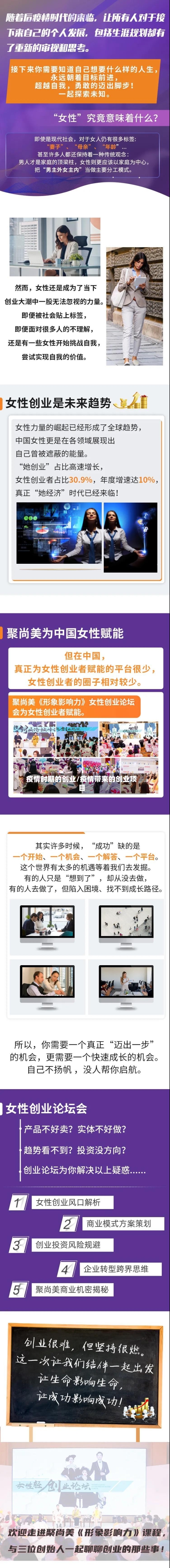 疫情时期的创业/疫情带来的创业项目