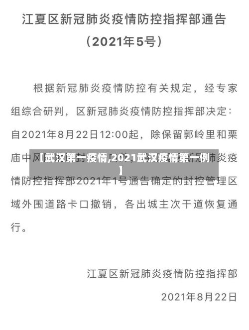 【武汉第一疫情,2021武汉疫情第一例】