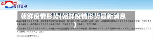 朝鲜疫情形势(朝鲜疫情形势最新消息)