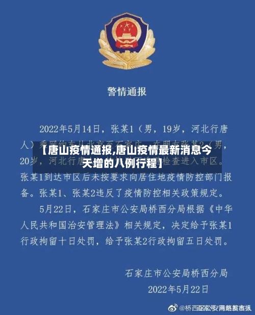 【唐山疫情通报,唐山疫情最新消息今天增的八例行程】